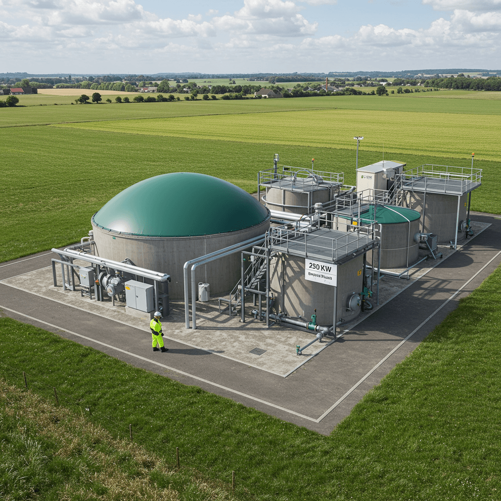 Mała biogazownia — koszty, substrat i opłacalność instalacji 50–500 kW