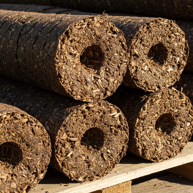 Brykiet z łuski słonecznika — właściwości, ceny i do czego się nadaje