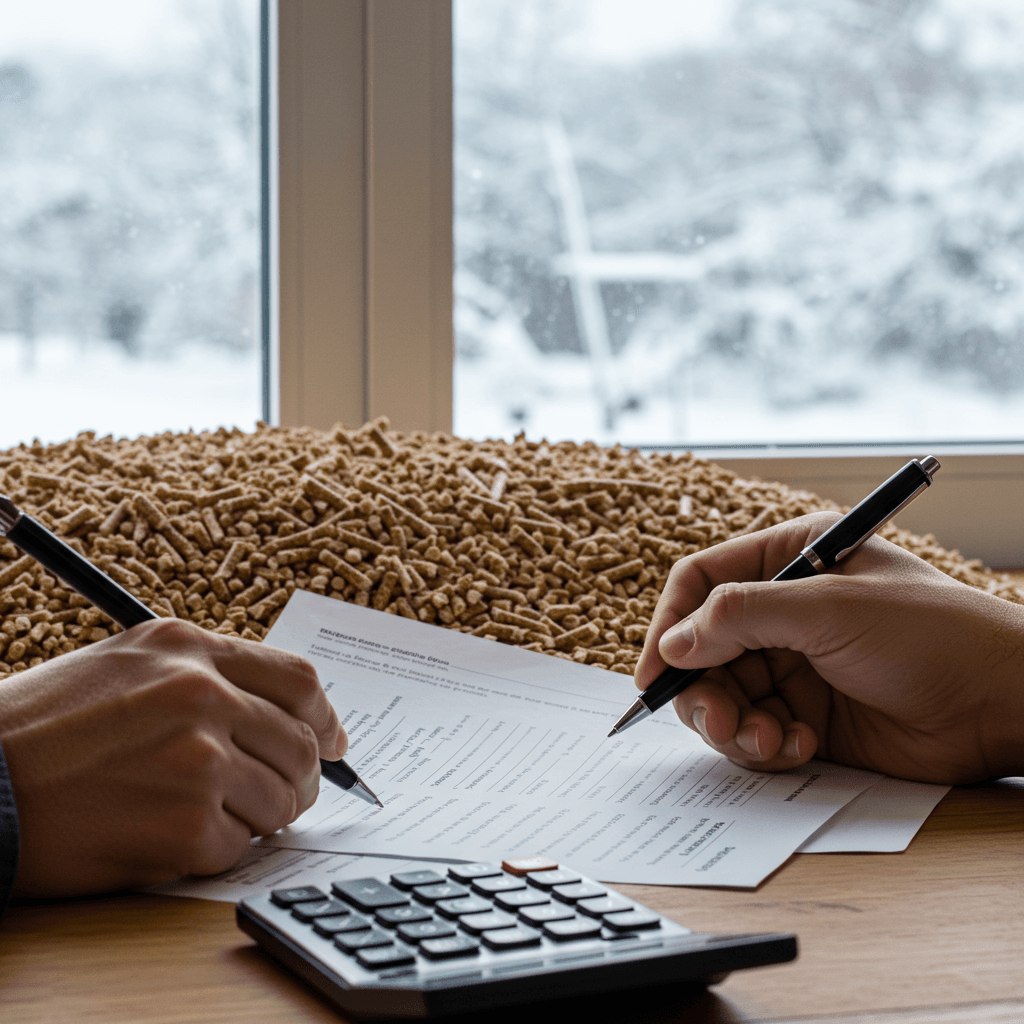 Ile pelletu na 200 m² — zużycie, dobór kotła, silosu i porównanie kosztów z gazem