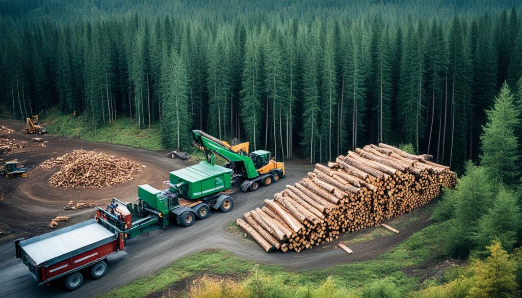 produkcja zrębki drzewnej produkcja zrębki drzewnej