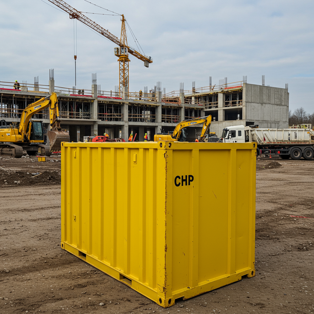 Kontener z modułem CHP dostarczany na plac budowy biogazowni — montaż w kilka tygodni